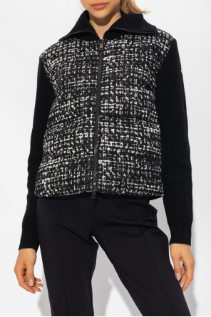 Moncler Cardigan with down front