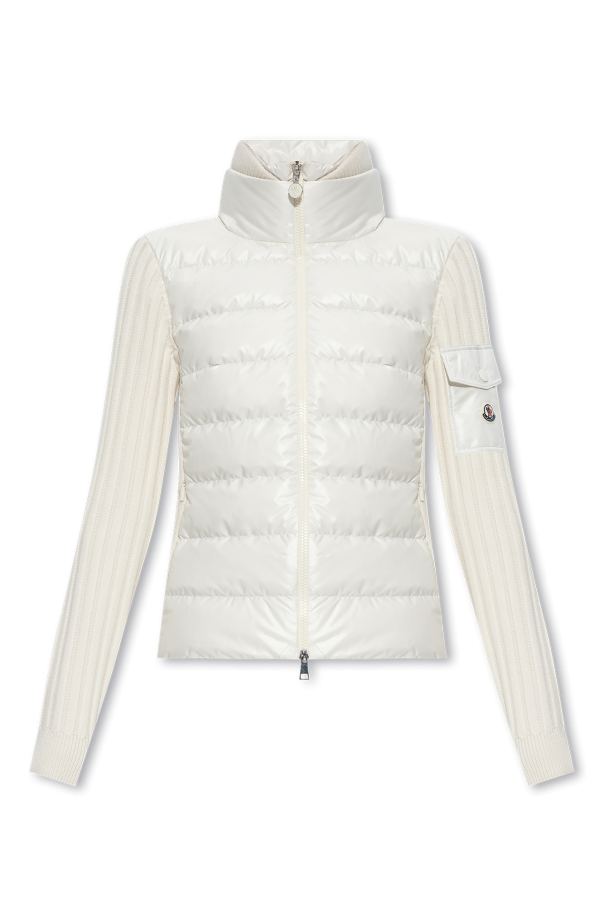 Moncler Cardigan with down front