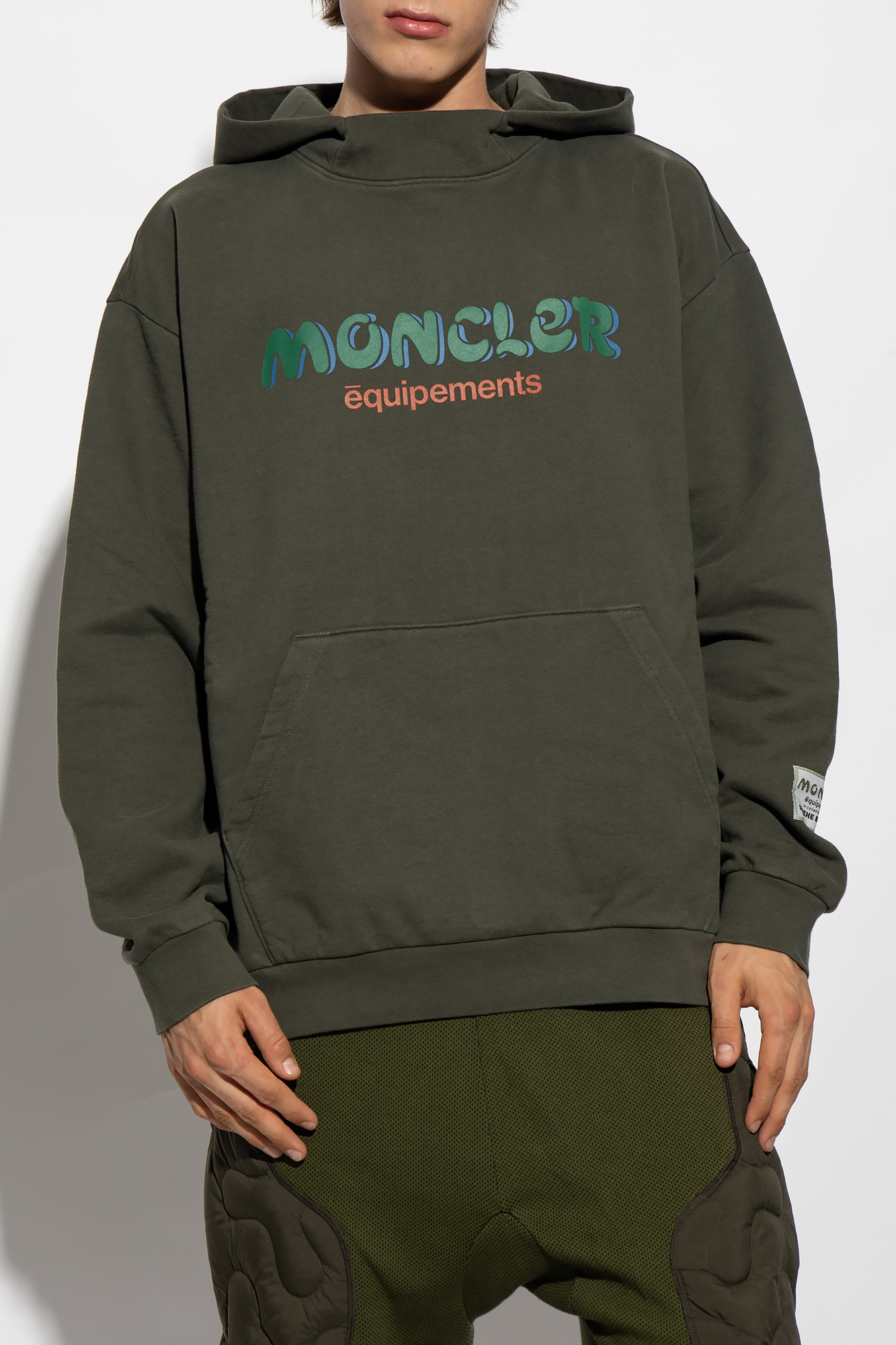 Moncler Genius 5 Saint Laurent embroidered velvet bomber jacket