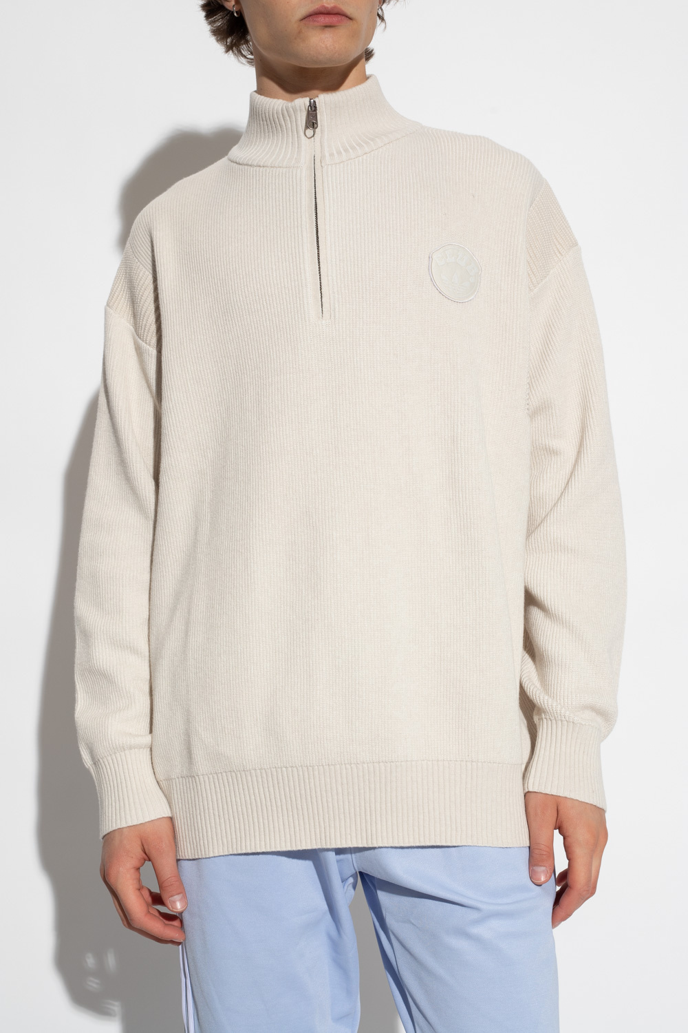 ADIDAS Originals ‘Blue Version’ collection sweater with mock neck