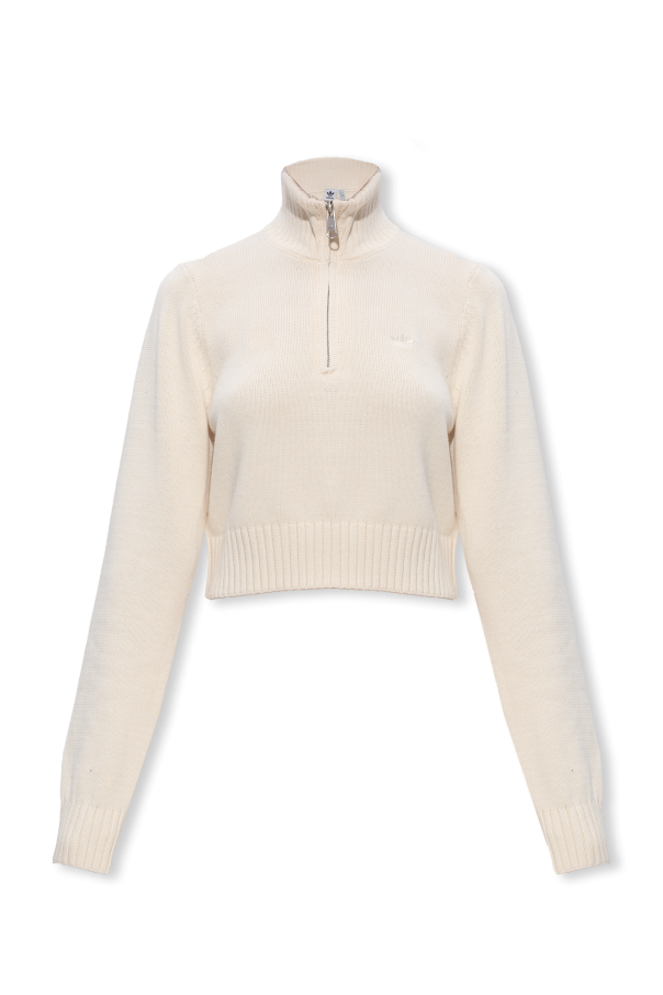 ADIDAS Originals Cropped sweater with standing collar