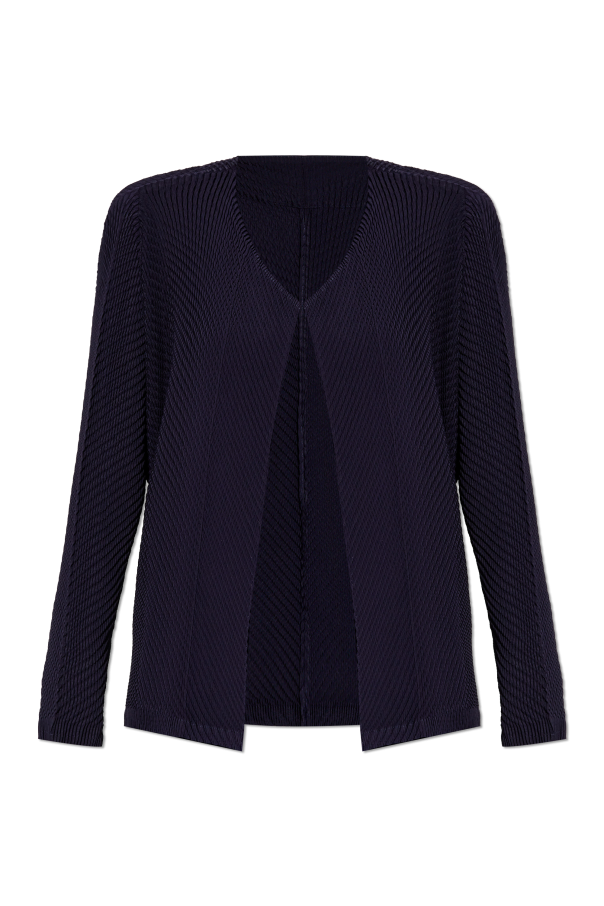 Issey Miyake Pleated Cardigan