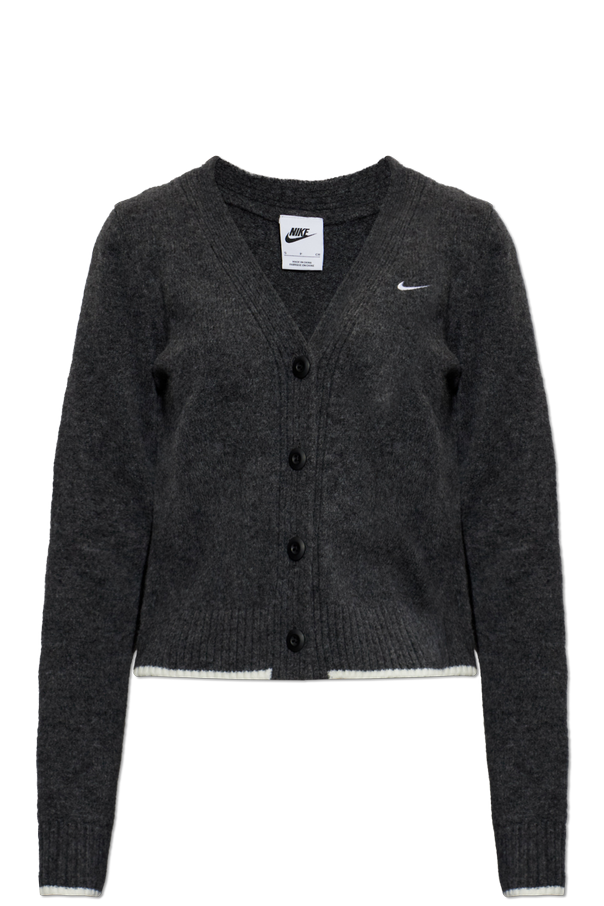 Cardigan with embroidered logo od Nike