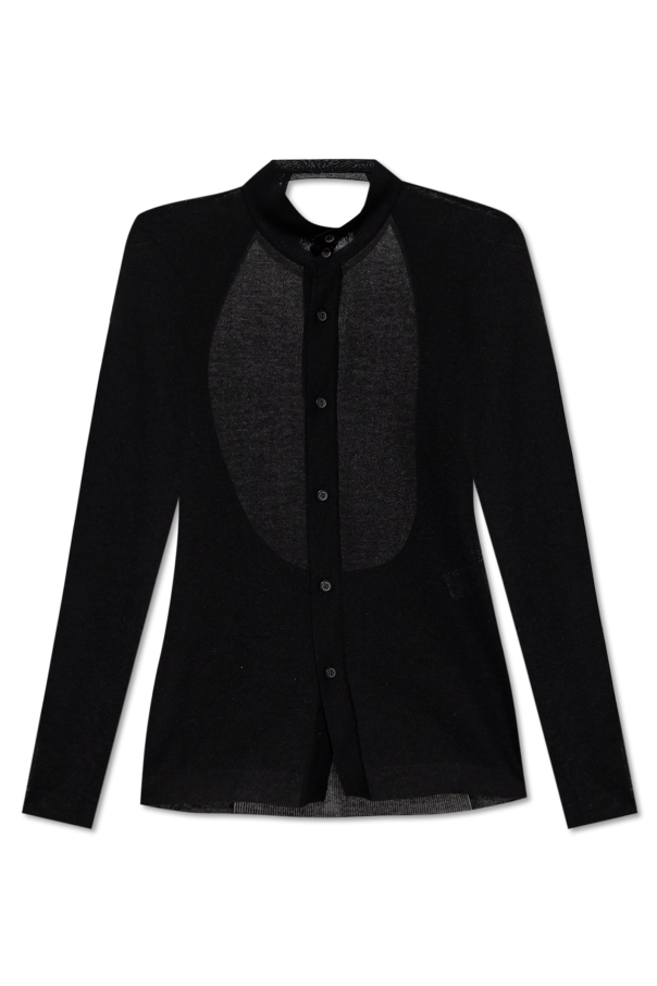 Issey Miyake Cardigan with cut-out