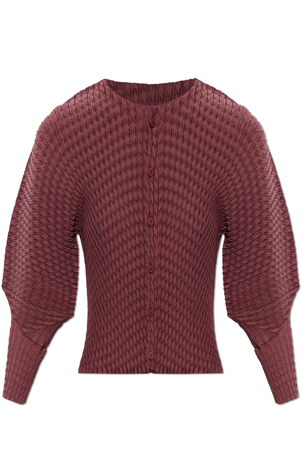 Pleated cardigan od Issey Miyake