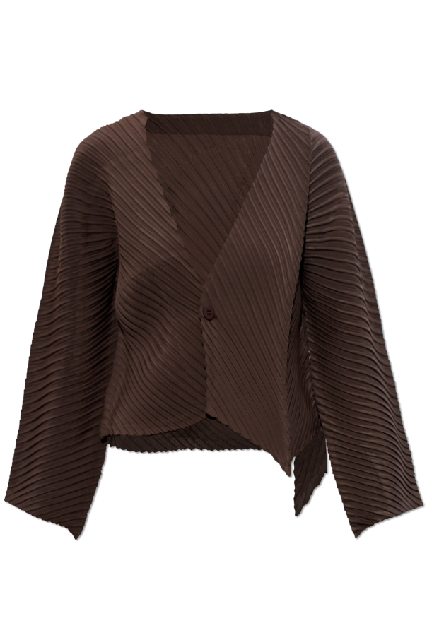 Pleated cardigan od Issey Miyake