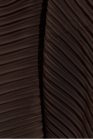 Issey Miyake Plissierte Strickjacke