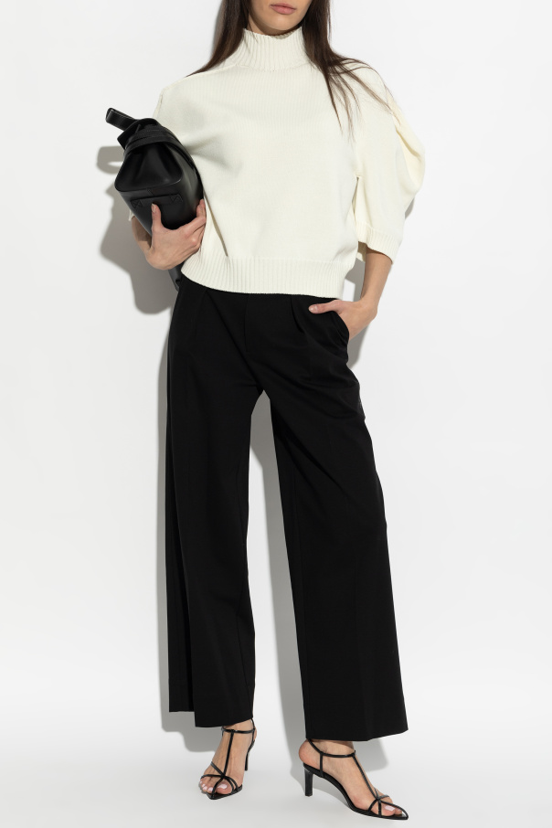 Issey Miyake Pullover mit Stehkragen