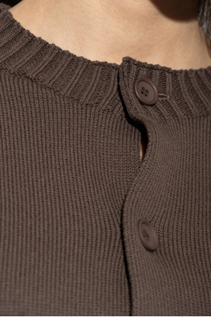 Issey Miyake Cárdigan con cuello alto