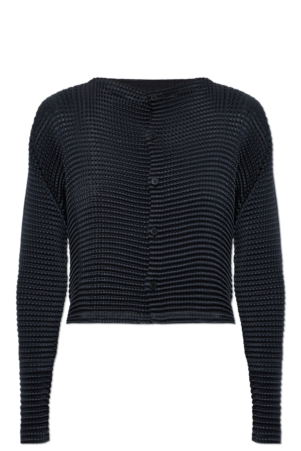 Pleated cardigan od Issey Miyake