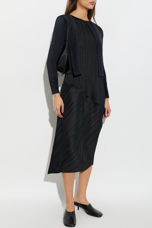 Issey Miyake Pleated cardigan