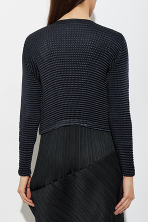 Issey Miyake Pleated cardigan