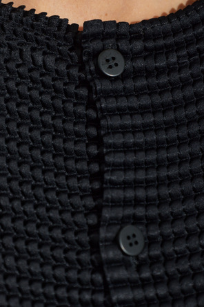 Issey Miyake Pleated cardigan