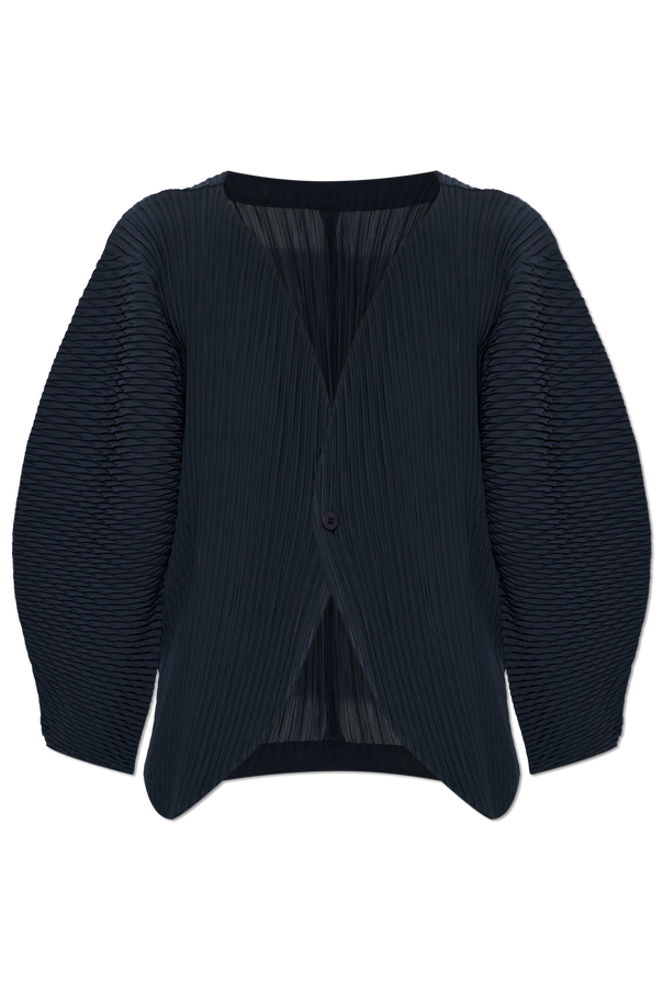 Pleated cardigan od Issey Miyake