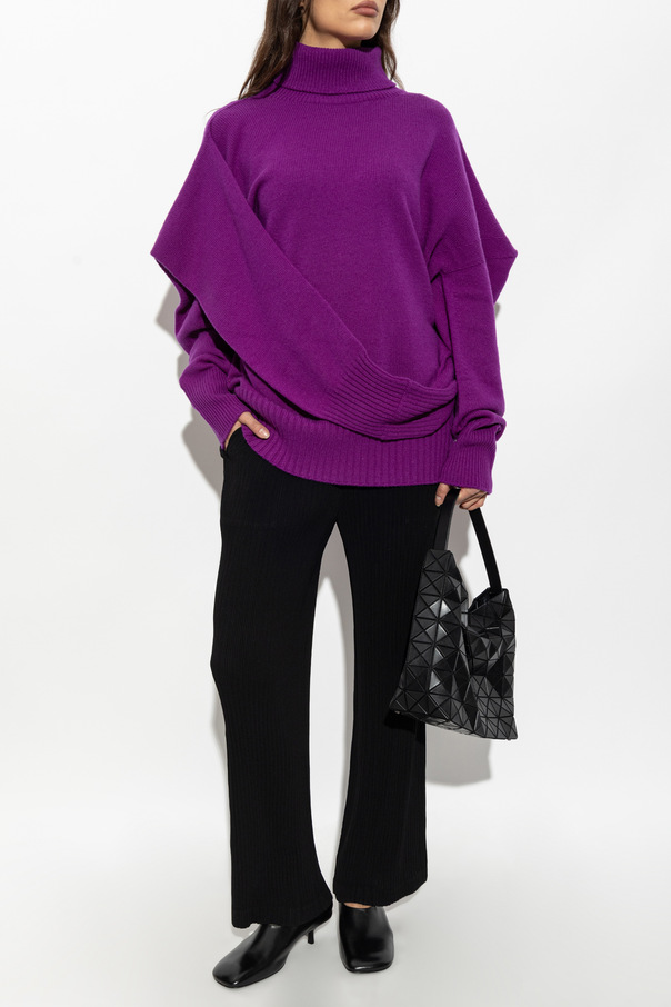 Issey Miyake Wool turtleneck sweater