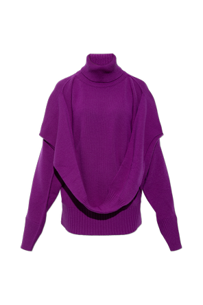 Wool turtleneck sweater