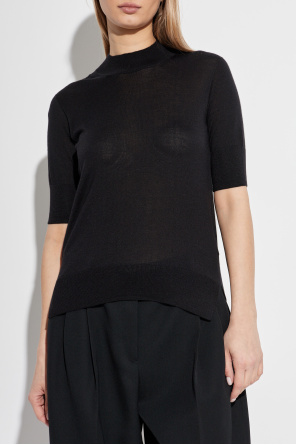 JIL SANDER Top mit Stehkragen