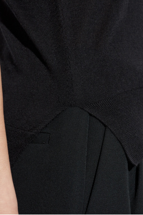 JIL SANDER Top mit Stehkragen