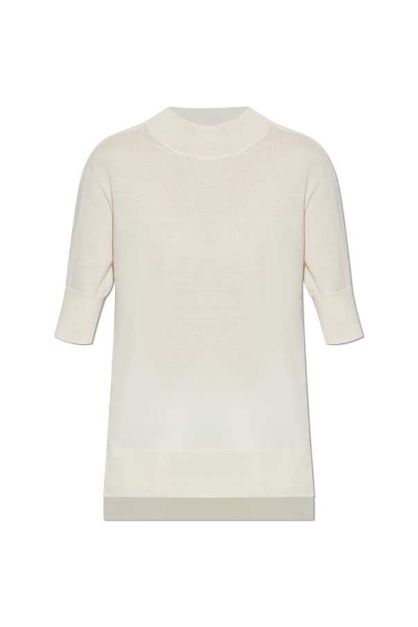 Sweater with stand-up collar od JIL SANDER