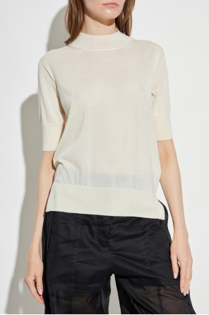 JIL SANDER Jumper with a stand-up collar