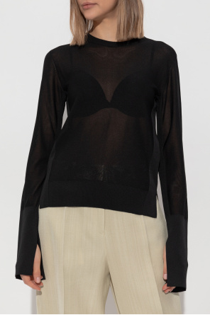 JIL SANDER Suéter con cuello redondo