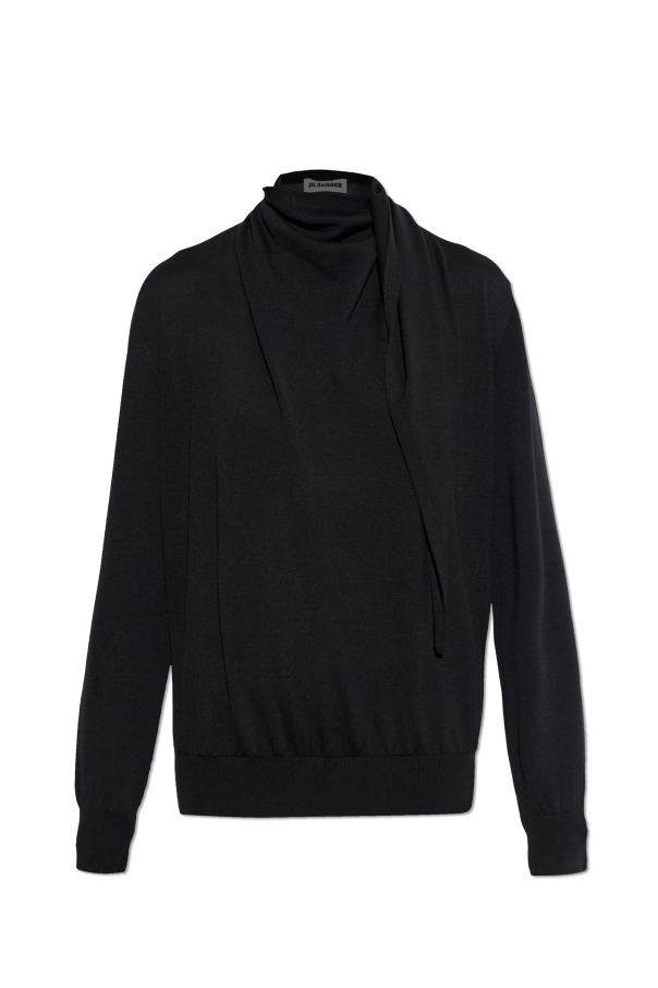 Sweater with decorative neckline od JIL SANDER