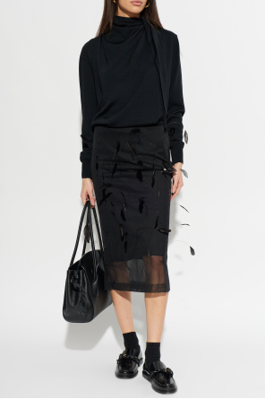 Suéter con escote decorativo od JIL SANDER