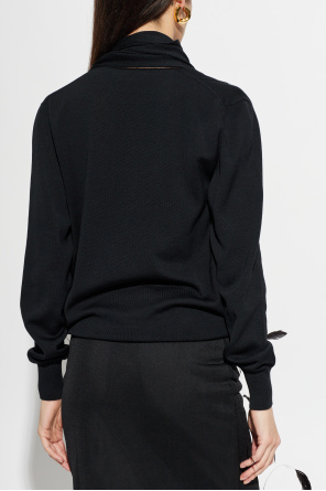 JIL SANDER Sweater with decorative neckline