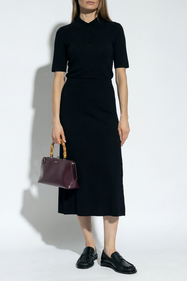 JIL SANDER Wełniane polo