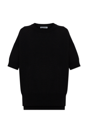 Loose-fit cashmere top
