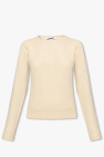 JIL SANDER cream Wool sweater