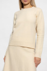 JIL SANDER cream Wool sweater