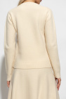 JIL SANDER cream Wool sweater