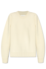 JIL SANDER cream Wool sweater by JIL SANDER