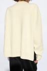 JIL SANDER cream Wool sweater by JIL SANDER
