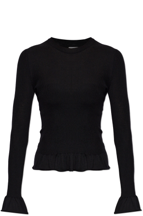 Wollpullover mit langen Ärmeln