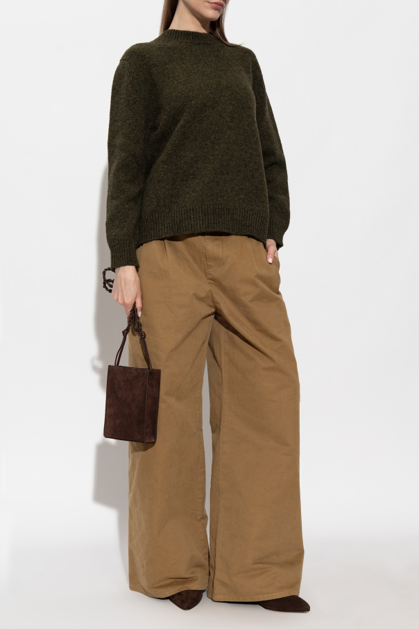 JIL SANDER Wełniany sweter typu `oversize`