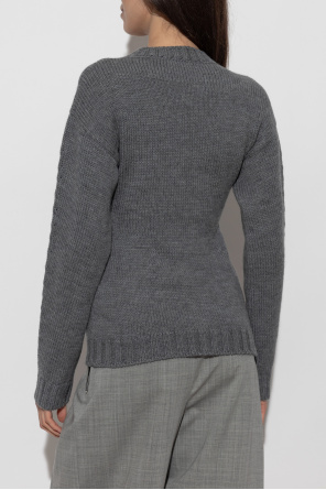 JIL SANDER Jersey de lana con escote en pico