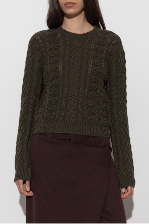 JIL SANDER Jersey de lana con punto decorativo