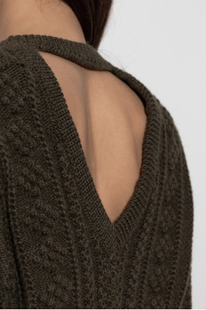 JIL SANDER Jersey de lana con punto decorativo