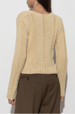 JIL SANDER Jersey de lana con punto decorativo