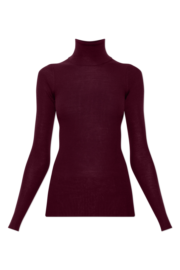 Fitted wool turtleneck od JIL SANDER