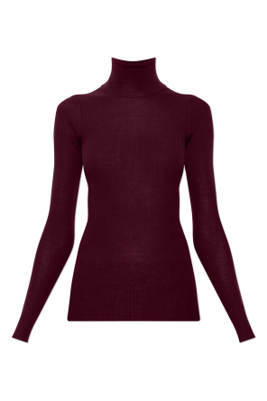 Turtleneck de lana de corte ajustado od JIL SANDER