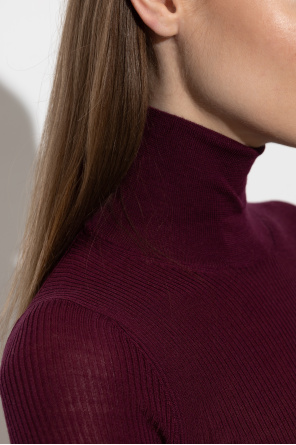 JIL SANDER Wełniany golf o dopasowanym kroju