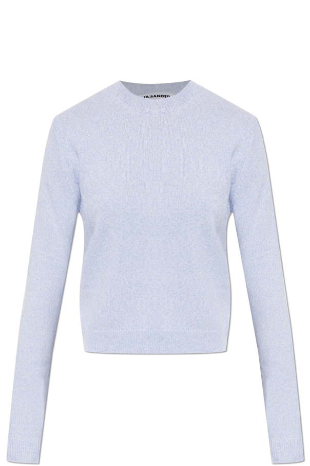Wool sweater with a crew neck od JIL SANDER