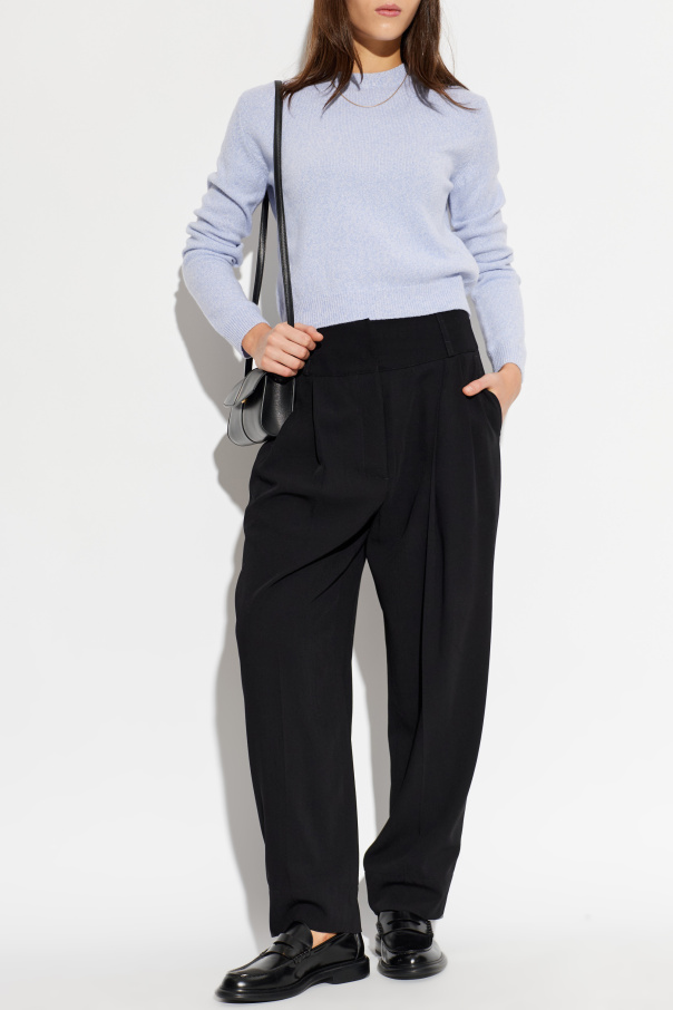 JIL SANDER Wool sweater with a crew neck