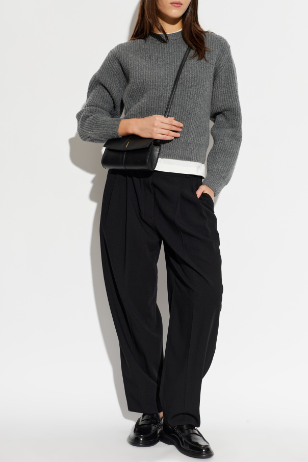 JIL SANDER Wool sweater with a crew neck