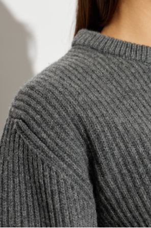 JIL SANDER Wool sweater with a crew neck