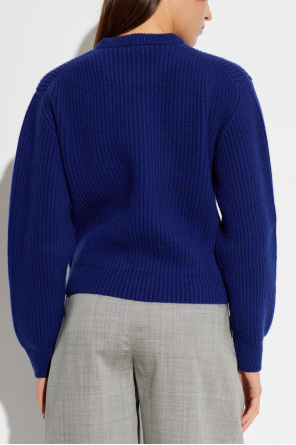 JIL SANDER Wool sweater with a crew neck