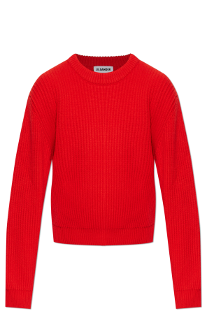 Jersey de lana con cuello redondo